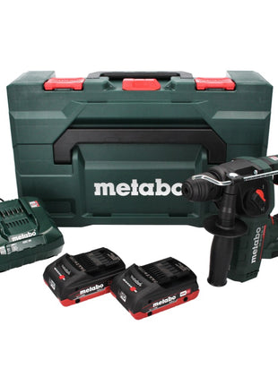 Taladro percutor a batería Metabo BH 18 LTX BL 16 18 V 1,3 J SDS-plus sin escobillas (600324800) + 2x batería 4,0 Ah + cargador + MetaBOX