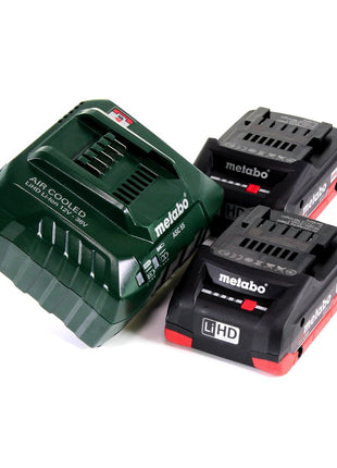 Taladro percutor a batería Metabo BH 18 LTX BL 16 18 V 1,3 J SDS-plus sin escobillas (600324800) + 2x batería 4,0 Ah + cargador + MetaBOX