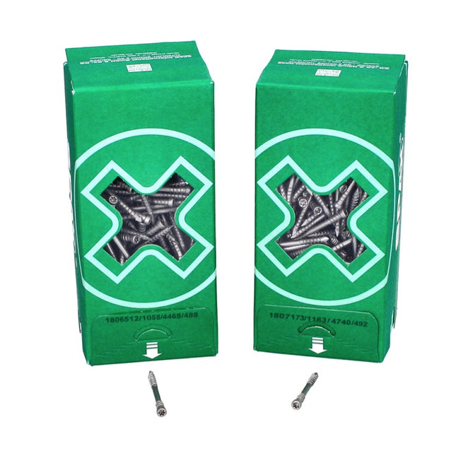 SPAX Decking Screw 5.0 x 70mm Stainless steel A2 - Fixing thread - Cylindrical head - Torx T-STAR Plus T25 - Cut 500 pcs. (2x 0537000500705)