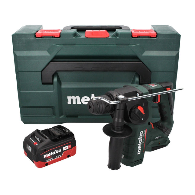 Metabo BH 18 LTX BL 16 Tassellatore a batteria 18 V 1.3 J SDS-plus Brushless + 1x Batteria 5,5 Ah + Valigetta MetaBOX - senza caricabatterie