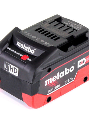 Metabo BH 18 LTX BL 16 Perceuse à percussion sans fil 18 V 1,3 J SDS-plus Brushless + 1x Batterie 5,5 Ah + Coffret MetaBOX - sans chargeur