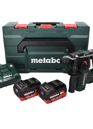 Taladro percutor a batería Metabo BH 18 LTX BL 16 18 V 1,3 J SDS-plus sin escobillas + 2x batería 5,5 Ah + cargador + MetaBOX