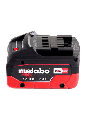 Metabo BH 18 LTX BL 16 Akku Bohrhammer 18 V 1.3 J SDS-plus Brushless + 1x Akku 8,0 Ah + MetaBOX - ohne Ladegerät