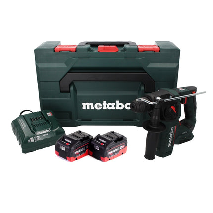Metabo BH 18 LTX BL 16 cordless hammer drill 18 V 1.3 J SDS-plus Brushless + 2x battery 8.0 Ah + charger + MetaBOX