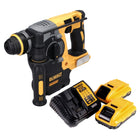 Marteau combiné à batterie DeWalt DCH 273 L2 18 V 2,1 J SDS Plus Brushless + 2x batteries 3,0 Ah + chargeur