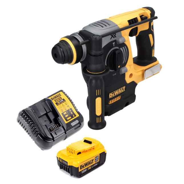 Akumulatorowy młot udarowo-obrotowy DeWalt DCH 273 M1 18 V 2,1 J SDS Plus Brushless + 1x akumulator 4,0 Ah + ładowarka