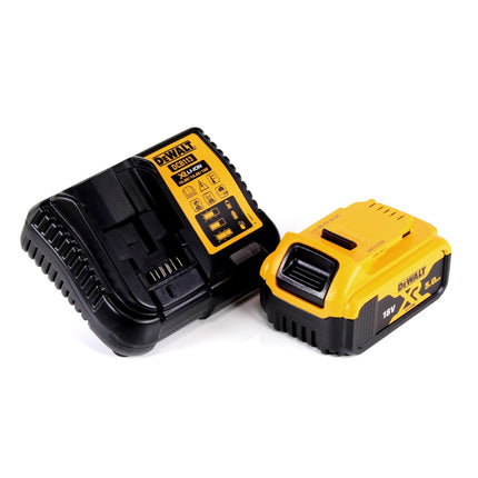 Cepilladora de batería DeWalt DCP 580 P1 18 V 82 mm sin escobillas + bolsa para el polvo DWV 9390 + 1x batería 5,0 Ah + cargador
