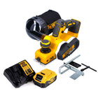 DeWalt DCP 580 P1 Raboteuse sans fil 18 V 82 mm brushless + Sac poussière DWV 9390 + 1x Batterie 5.0 Ah + Chargeur