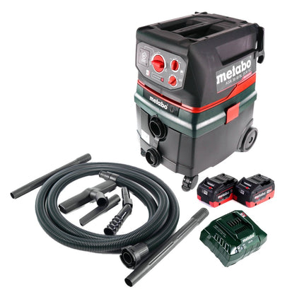 Metabo ASR 36 18 BL 25 M SC Akku Nass Trocken Sauger 36 V ( 2x 18 V ) 25 l Brushless +  2x Akku 8,0 Ah + Ladegerät - Toolbrothers