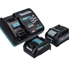 Makita Power Source Kit 40 V max. with 1x BL 4040 battery 4.0 Ah XGT + DC 40 RA quick charger XGT LXT + ADP10 charging adapter