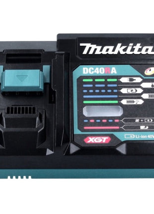 Makita Kit de démarrage batterie 40 V max + 1x Batterie BL 4040 4,0 Ah XGT + Chargeur rapide DC 40 RA XGT LXT + Adaptateur de charge ADP10