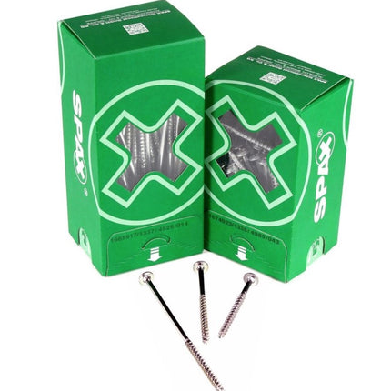 Juego SPAX BIT T-STAR plus T30 - 6,4 x 25 mm, 5 piezas (5000009182309) + tornillo con cabeza de arandela HI.FORCE 6,0 x 120 mm 100 piezas (0251010601205)