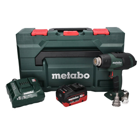 Metabo HG 18 LTX 500 Akku Heißluftgebläse 18 V 300 - 500 °C + 1x Akku 5,5 Ah + Ladegerät + MetaBox - Toolbrothers