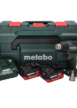 Metabo HG 18 LTX 500 Akku Heißluftgebläse 18 V 300 - 500 °C + 2x Akku 5,5 Ah + Ladegerät + MetaBox - Toolbrothers