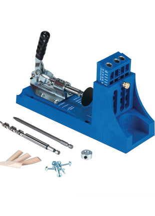 KREG Jig K4 Master System (K4MS) sistema de conexión madera con agujero oculto + juego de tornillos 675 piezas