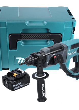 Makita DHR 202 T1J Perforateur burineur sans fil 18 V 2.0 J + 1x Batterie 5.0 Ah + Makpac - sans chargeur