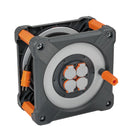 Brennenstuhl professionalLINE tambor de cable con protección integral antivuelco (9201500100) 50 m 4 enchufes IP44 BGI 608
