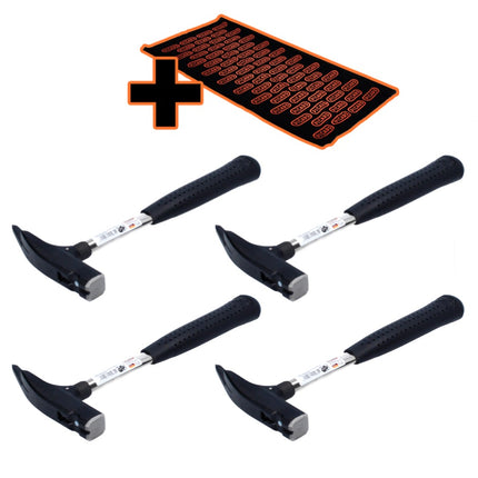 Picard 620M Set 4x martillo liso 600 g ( 4x 0062000 ) + pañuelo multifunción Universalgre