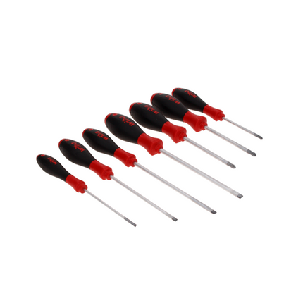 Wiha SoftFinish Set di 7 cacciaviti slimFix - ( 44867 ) Schlitz / Phillips / Pozidriv