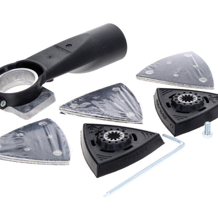 FEIN Absaug Set Absaugung + 2x Schleifplatten + 15x Schleifblätter Korund, gelocht ( 92602102000 ) - Toolbrothers