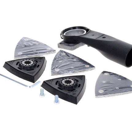 FEIN Absaug Set Absaugung + 2x Schleifplatten + 15x Schleifblätter Korund, gelocht ( 92602102000 ) - Toolbrothers