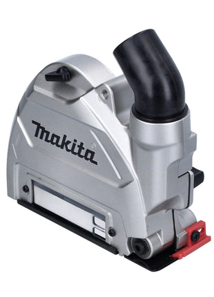 Amoladora angular a batería Makita GA 016 GD101 40 V máx. 125 mm sin escobillas XGT + 1x batería 2,5 Ah + cargador + campana de aspiración + Makpac