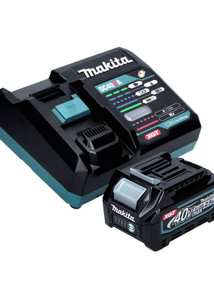 Makita GA 016 GD101 Akku Winkelschleifer 40 V max. 125 mm Brushless  XGT + 1x Akku 2,5 Ah + Ladegerät + Absaughaube + Makpac