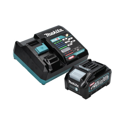 Makita GA 016 GM101 Akku Winkelschleifer 40 V max. 125 mm Brushless  XGT + 1x Akku 4,0 Ah + Ladegerät + Absaughaube + Makpac