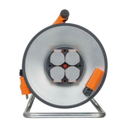 Brennenstuhl professionalLINE Set 4x Tourets de câble SteelCore 25 m IP 44 (4x 9191250100) H07RN-F 3G1.5