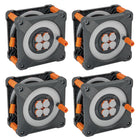 Brennenstuhl professionalLINE set 4x tambor de cable BQ con protección integral antivuelco (4x 9201500200) 50 m 4 enchufes IP44 BGI 608