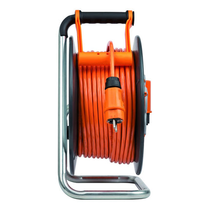 Brennenstuhl professionalLINE Enrouleurs de câble - 2x pièces SteelCore 33 m IP 44 (2x 9191330200) H07BQ-F 3G1.5