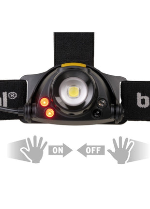 Brennenstuhl SL 400 AFSet 4x LuxPremium LED lámpara frontal con sensor de batería 2,6 Ah (4x 1177310) IP44 400 lúmenes