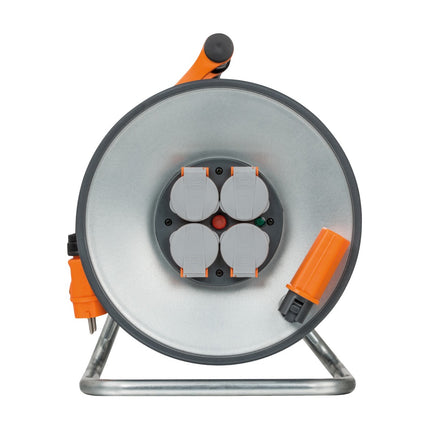 Brennenstuhl professionalLINE Juego de 2 bobinas de cable SteelCore 50 m IP 44 (2x 9191500200) H07BQ-F 3G1.5