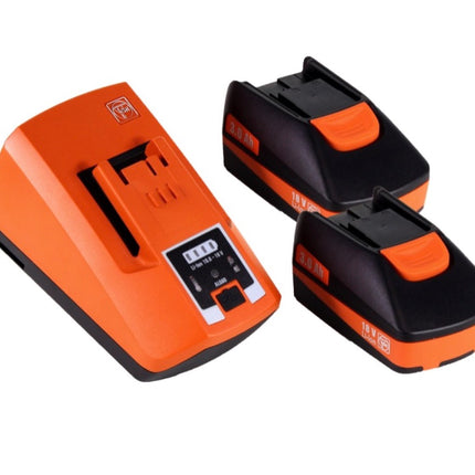 FEIN MultiMaster AMM 500 PLUS C Machine oscillante sans fil Starlock Plus 18 V + 2x Batteries 3 Ah + Chargeur + Coffret + Set de plaques de ponçage