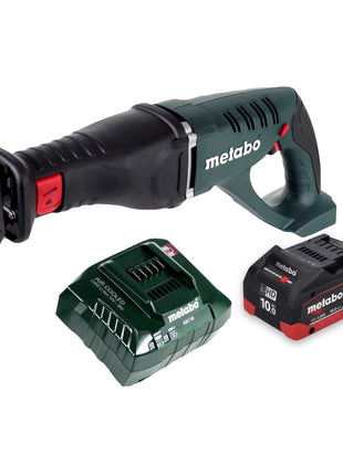 Sierra sable de batería Metabo ASE 18 LTX 18 V + 1x batería 10,0 Ah + cargador