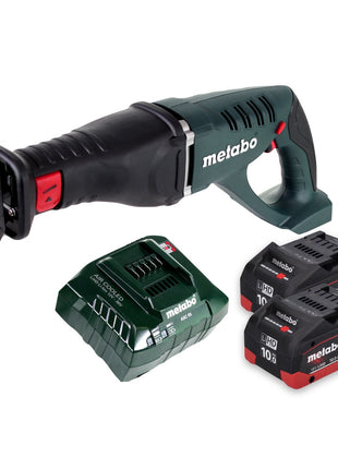 Sierra sable de batería Metabo ASE 18 LTX 18 V + 2 baterías 10,0 Ah + cargador