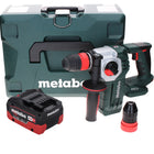Metabo KHA 18 LTX BL 24 Perforateur sans fil 18 V 2,2 J SDS-plus Brushless (600211840) + 1x Batterie 10,0 Ah + Coffret MetaLoc - sans chargeur