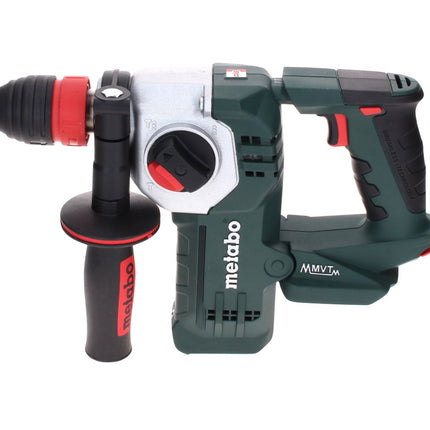 Metabo KHA 18 LTX BL 24 Martillo combinado a batería Quick 18 V 2,2 J SDS-plus sin escobillas (600211840) + 2x baterías 10,0 Ah + cargador + MetaLoc
