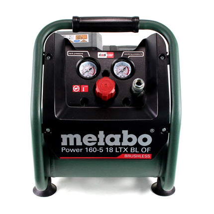 Metabo Power 160-5 18 LTX BL OF Cordless compressor 18 V 8.0 bar Brushless + 1x battery 10.0 Ah + charger