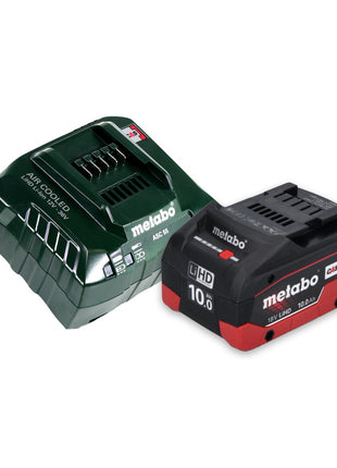 Metabo Power 160-5 18 LTX BL OF compresor de batería 18 V 8,0 bar sin escobillas + 1x batería 10,0 Ah + cargador