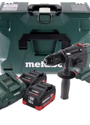 Perceuse à percussion sur batterie Metabo SBE 18 LTX 18 V 24 Nm (600845840) + 2x batterie 10,0 Ah + chargeur + MetaLoc