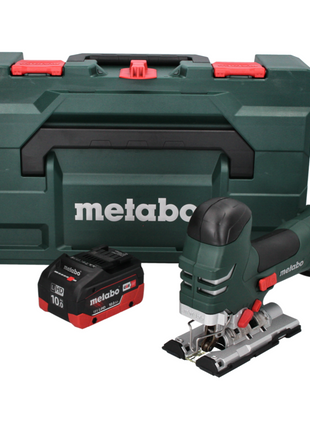 Sierra de calar a batería Metabo STA 18 LTX 140 18 V + 1x batería 10,0 Ah + metaBOX - sin cargador