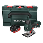 Sierra de calar a batería Metabo STA 18 LTX 140 18 V + 1x batería 10,0 Ah + metaBOX - sin cargador