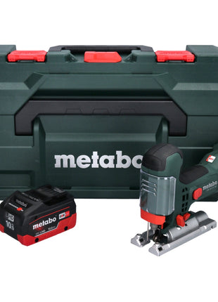 Metabo STA 18 LTX 100 Scie sauteuse sans fil 18 V (601002840) + 1x Batterie 10,0 Ah + Coffret MetaLoc - sans chargeur