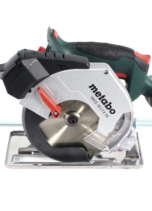 Metabo MKS 18 LTX 58 Akku Metall Handkreissäge 18 V 165 mm + 1x Akku 10,0 Ah + MetaLoc - ohne Ladegerät