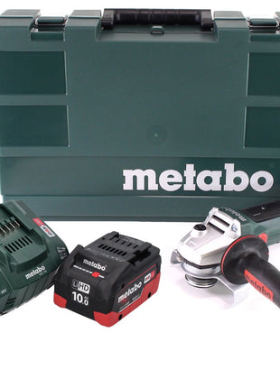 Metabo W 18 LTX 125 Quick Winkelschleifer 18 V 125 mm ( 602174860 ) + 1x 10,0 Ah Akku + Ladegerät + Koffer