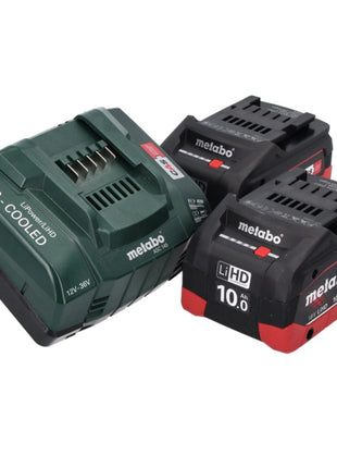 Metabo W 18 LTX 125 Quick Winkelschleifer 18 V 125 mm ( 602174860 ) + 2x 10,0 Ah Akku + Ladegerät + Koffer