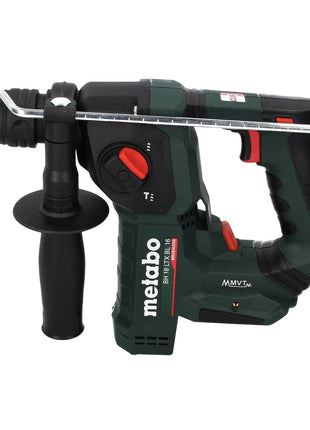 Taladro percutor de batería Metabo BH 18 LTX BL 16 18 V 1,3 J SDS-plus sin escobillas + 1x batería 10,0 Ah + MetaBOX - sin cargador