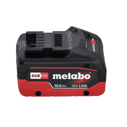 Metabo W 18 LTX 125 Quick 18 V Meuleuse d'angle sans fil 125 mm (602174840) + 1x Batterie 10,0 Ah + Coffret MetaLoc - sans chargeur