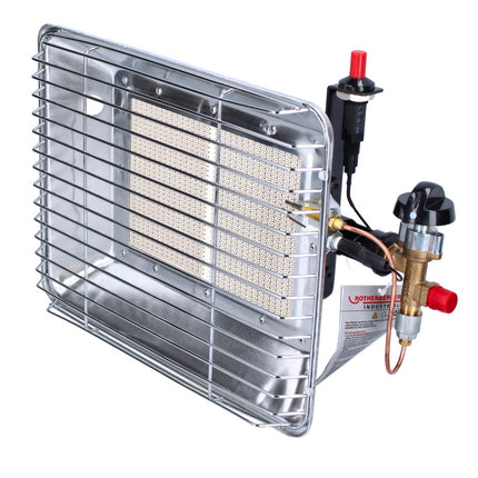 Rothenberger Industrial Set 3x Eco Piezo calentadores de gas (3x 35985) 2,7 kW - 4,2 kW para bombonas de gas propano de 5 kg y 11 kg